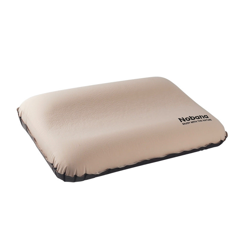 Outdoor 3D Sponge Automatic Inflatable portable Pillow for Camping 🇨🇳