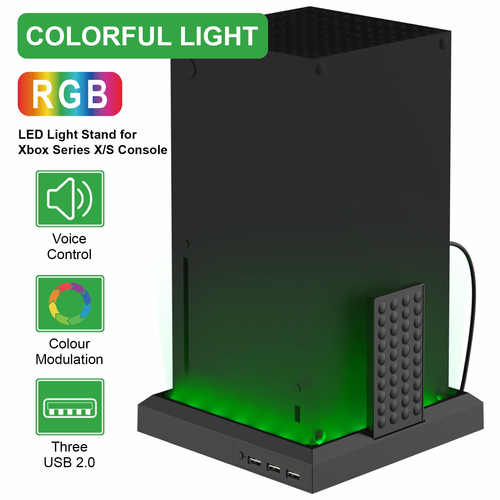XBOX Series X/S controller, host, ambient lighting effect, RGB seven color luminous base, game peripheral accessories 🇨🇳