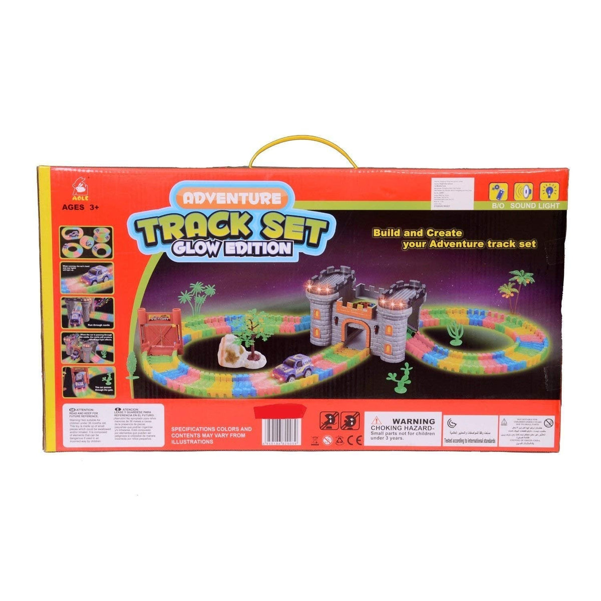 CREATE A ROAD TRACK SET glow in dark version🇬🇧