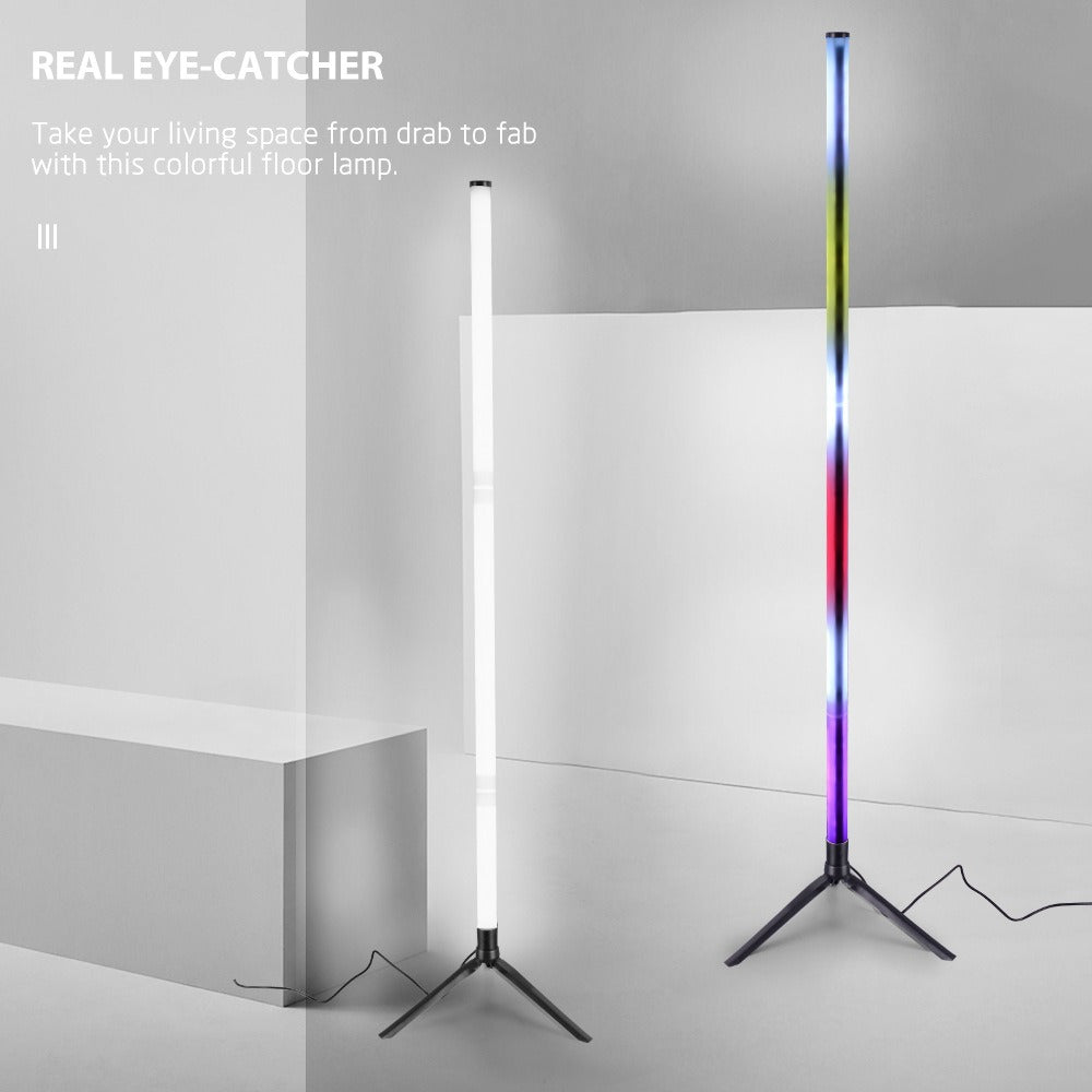 New Wall Corner Ambient Light Remote APP Control USB Floor Lamp Splicing Portable Stick RGB Corner Light 🇨🇳