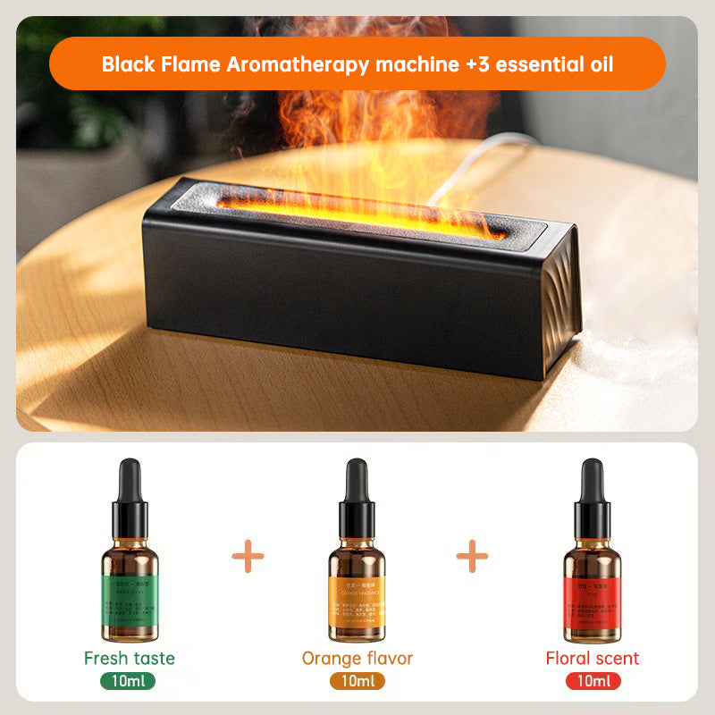 Flame Aroma Diffuser Air Humidifier Ultrasonic Cool Mist Maker Fogger with essential oil 🇨🇳