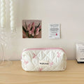 Cute Bow Flower Quilting Cotton Makeup Bag 🇨🇳