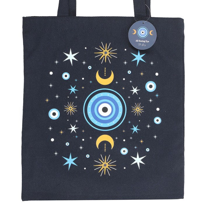All Seeing Eye Polycotton Tote Bag 🇬🇧