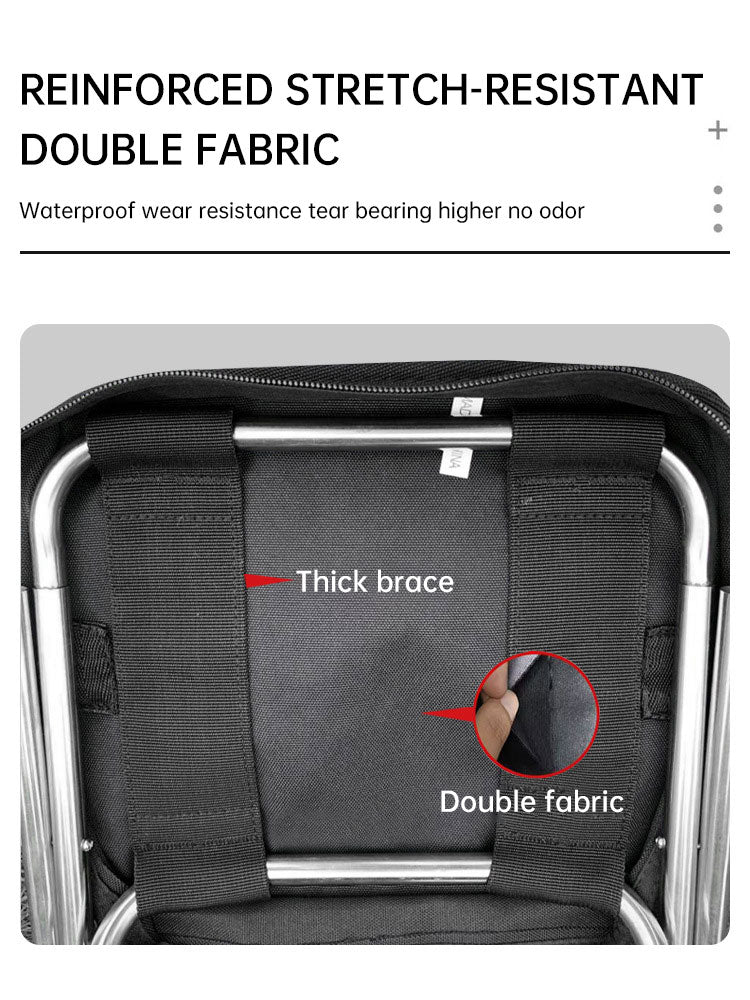 Aluminum alloy outdoor folding portable simple camping handbag stool 🇨🇳