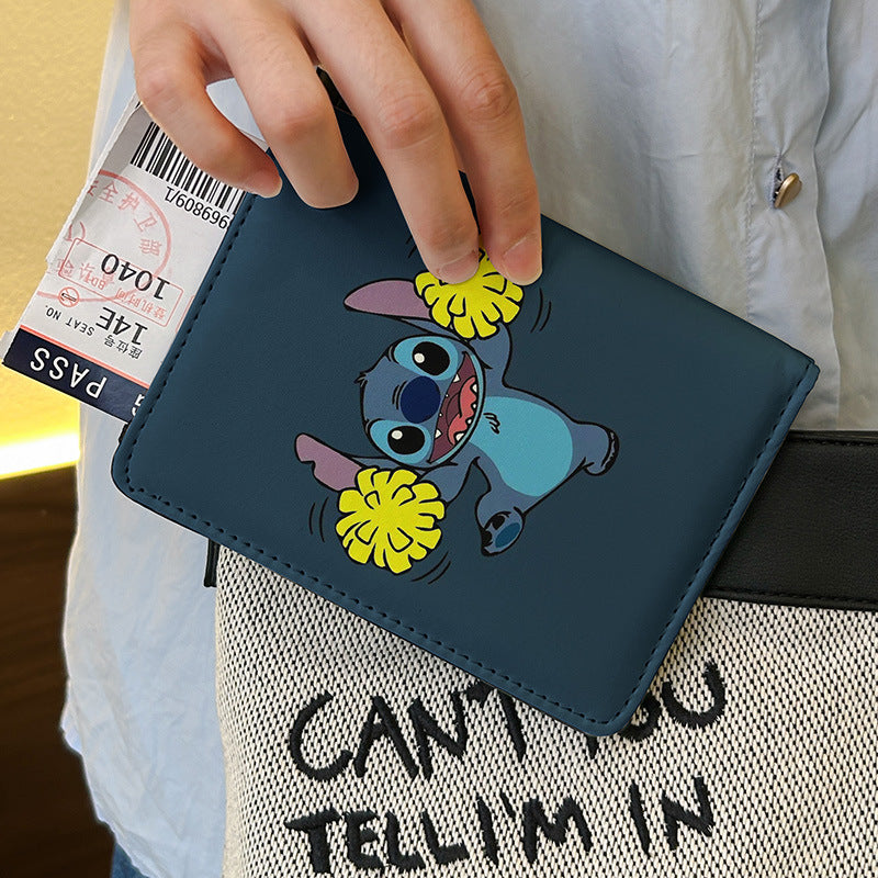 Cartoon passport holder ID bag protective cover multifunctional card bag portable collection for overseas travel 🇨🇳