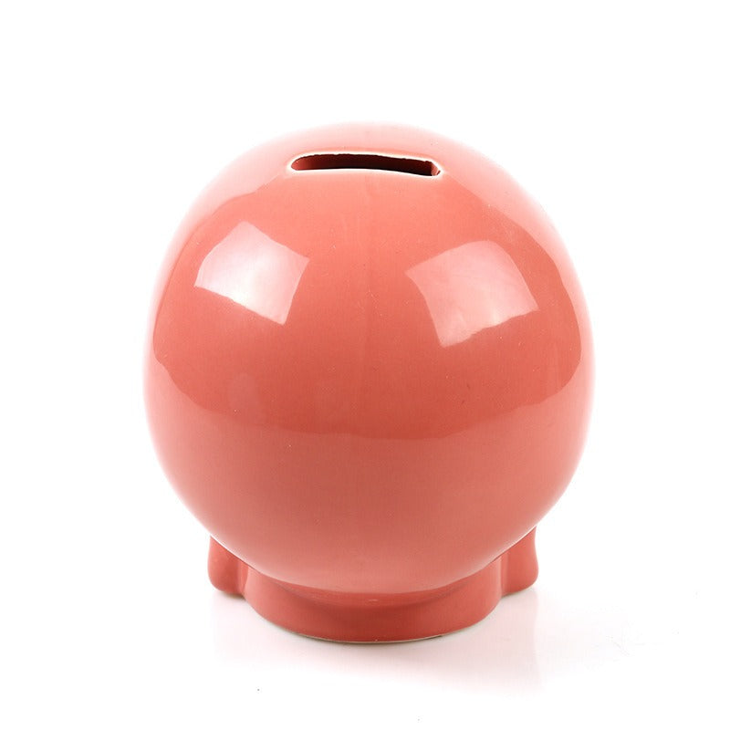 Pink skull porcelain skull resin piggy bank 🇨🇳