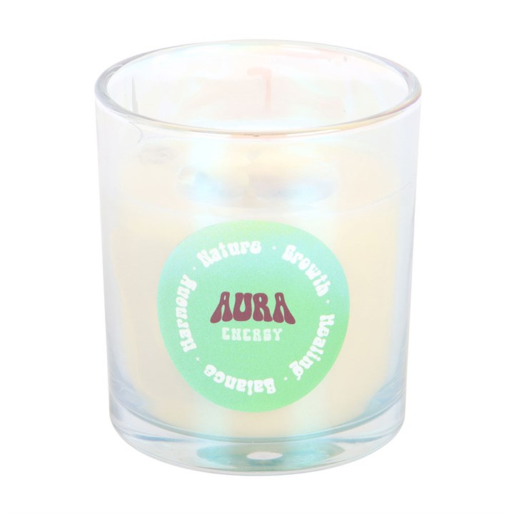 Aura Energy Lotus Mint Tea Iridescent Candle 🇬🇧
