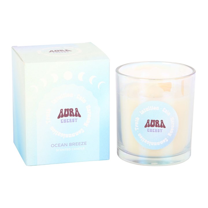 Aura Energy Ocean Breeze Iridescent Candle 🇬🇧