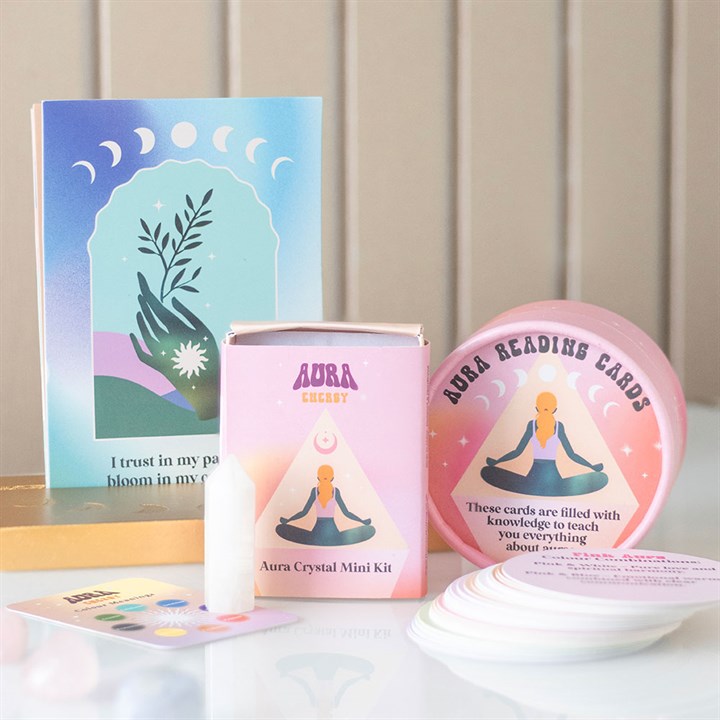 Aura Affirmation Cards with Wooden Stand 🇬🇧