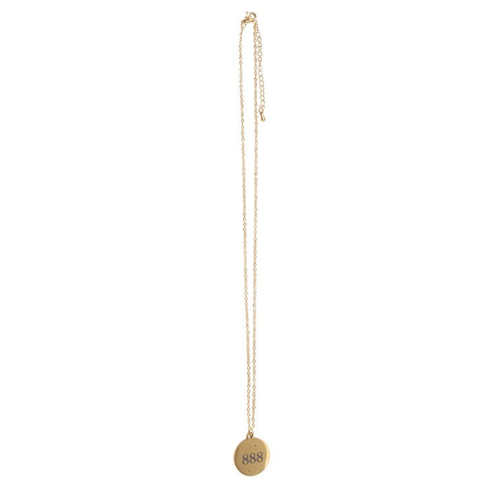 888 Angel Number Abundance Necklace 🇬🇧