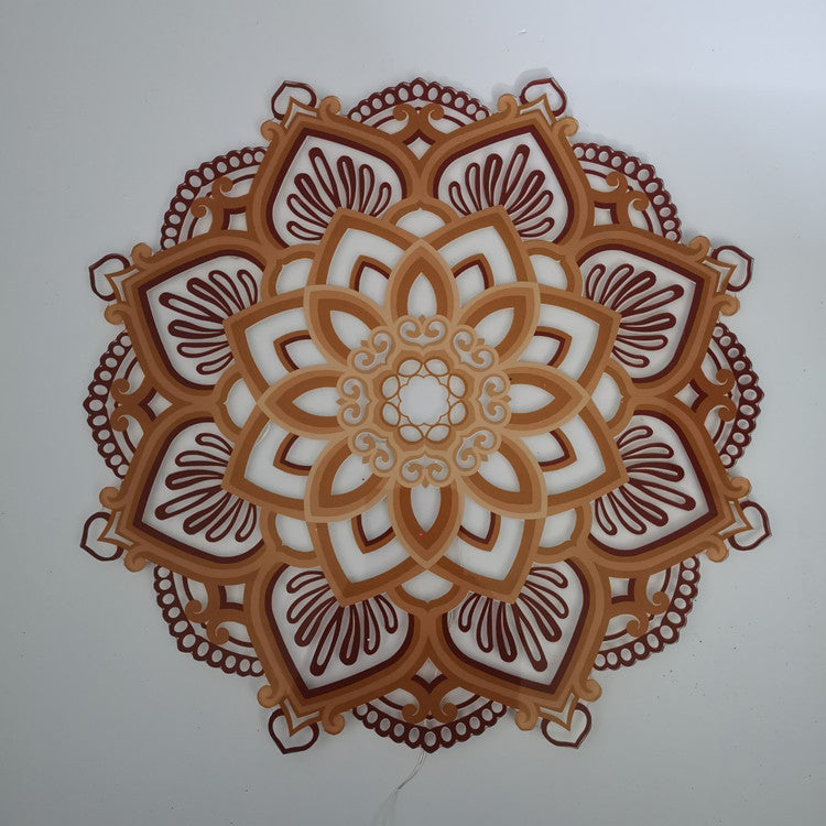 Mandala Yoga Room Night Light Yoga Studio Creative Atmosphere Night Light 🇨🇳