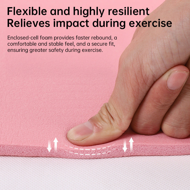 Extra-long mat: 200cm×80cm×20mm. For yoga, fitness, gym, home Pilates & floor sleeping. 🇨🇳