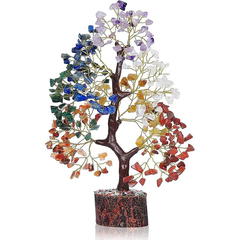 Hot selling crystal tree, fortune tree, home crafts, desktop, fortune seeking stone decorations 🇨🇳