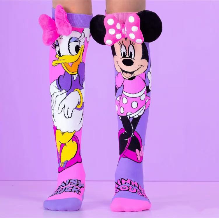 Children's jewelry socks cartoon bow girl princess socks 🇨🇳