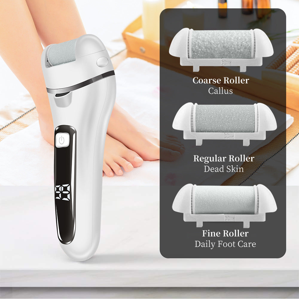 Electric foot grinder automatic rechargeable foot skin remover  pedicure tool 🇨🇳