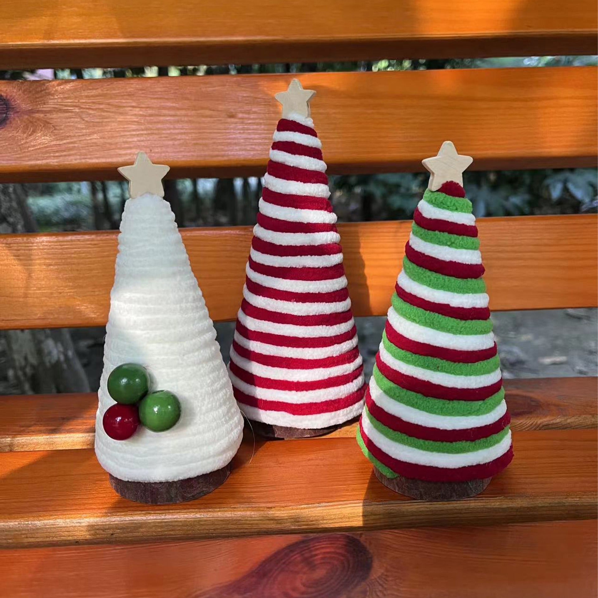 Mini Christmas Tree Table Shelves Scene Decoration Tray Ornaments 🇨🇳
