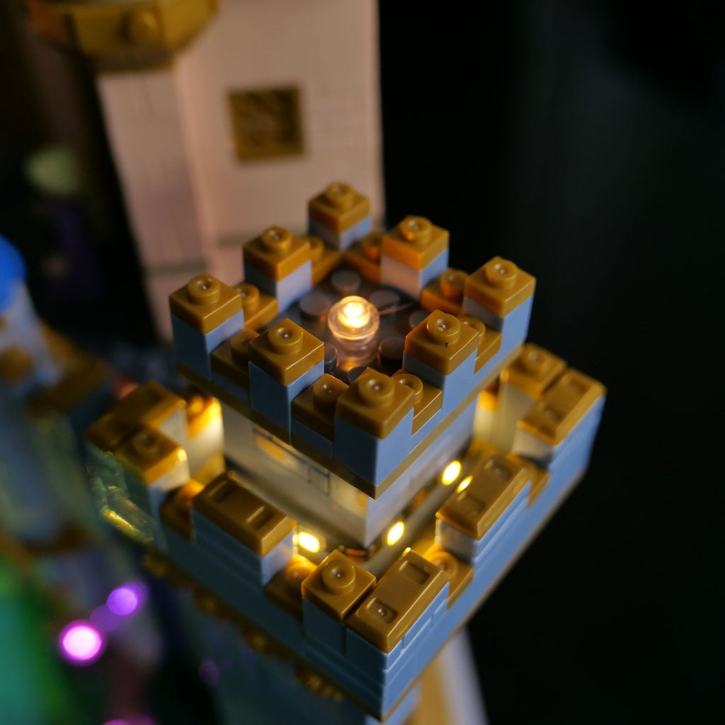 LP building block lighting suitable for LEGO 43222 new Disney Cinderella Castle building block LED remote control light 🇨🇳