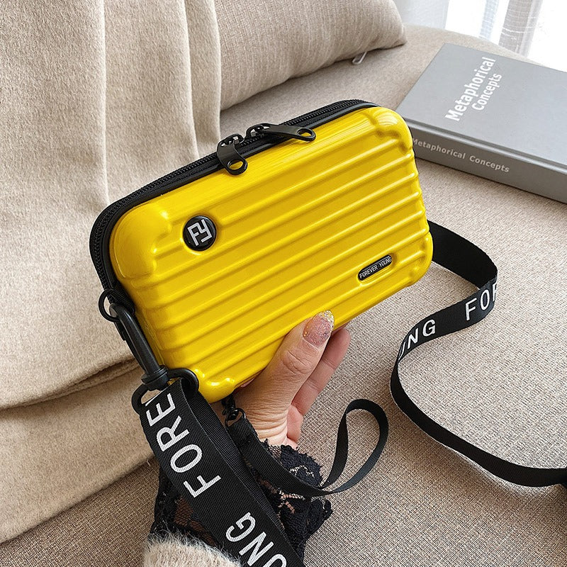 PC hard shell toiletry bag 7-inch shoulder crossbody bag hand storage bag suitcase small bag 🇨🇳