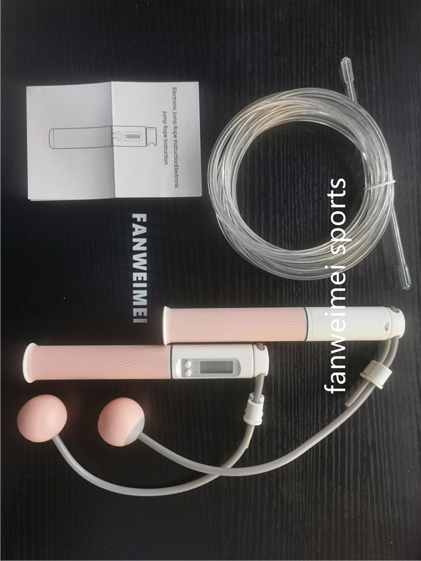 Dual use home jump skipping rope Wireless with counter digital smart  keep fit crossfit weighted 🇨🇳