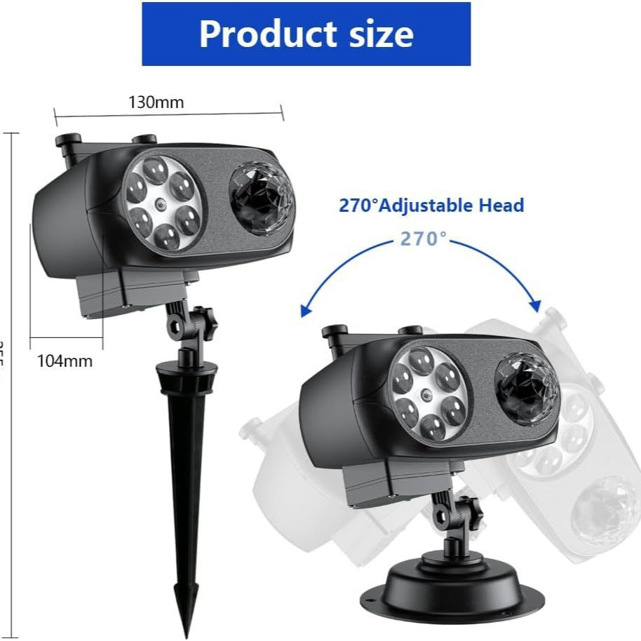 Christmas projection Outdoor waterproof remote control LED lights 🇨🇳