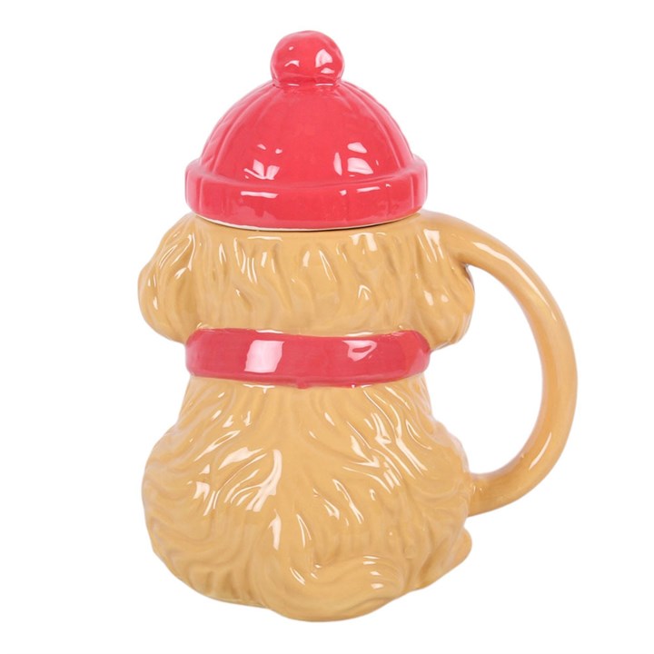 Winter Puppy Lidded Mug 🇬🇧