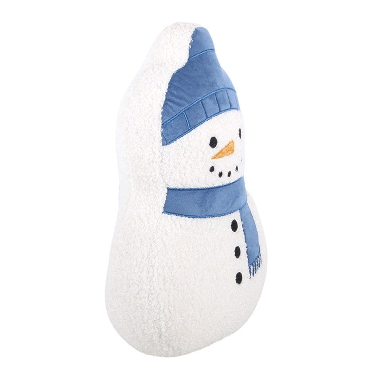 Snowman Shaped Boucle Cushion 🇬🇧