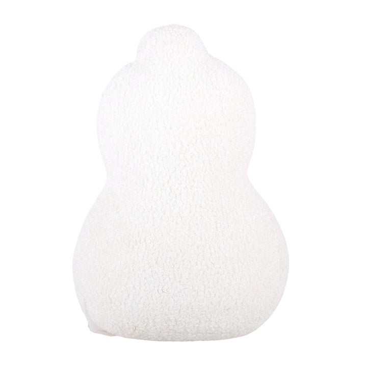 Snowman Shaped Boucle Cushion 🇬🇧