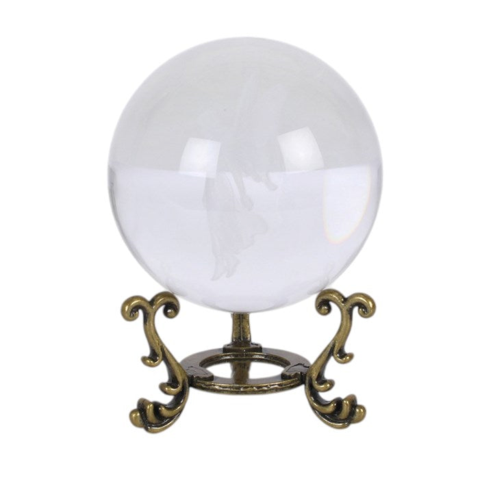 Stardust Fairy Laser Engraved Glass Crystal Ball and Stand 🇬🇧