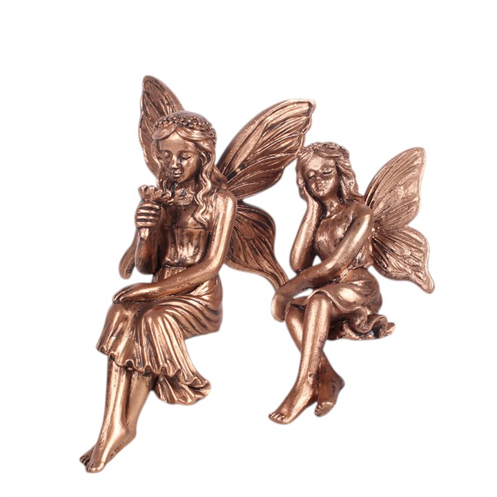 Set of 2 Fairy Shelf Sitter Ornaments 🇬🇧