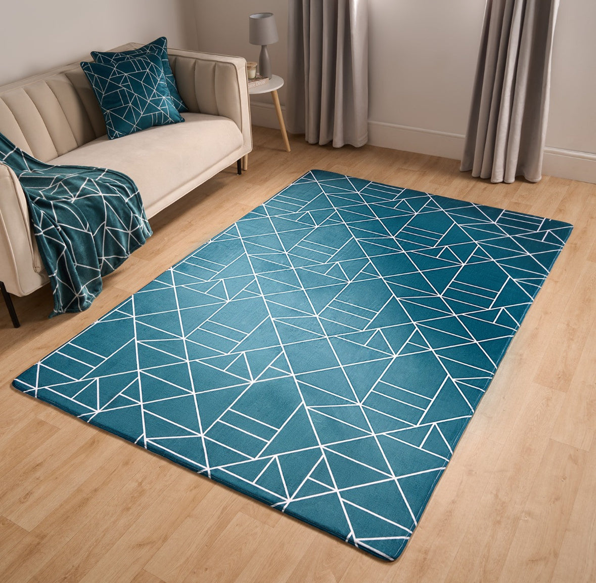 Geometric Printed Rug 🇨🇳