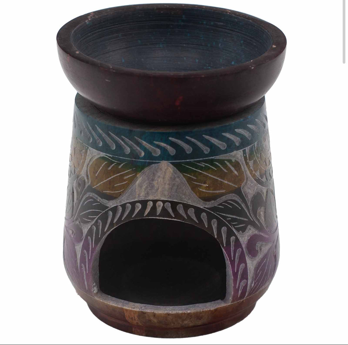 Large Soapstone Oil Burner - Elephant 🇬🇧
