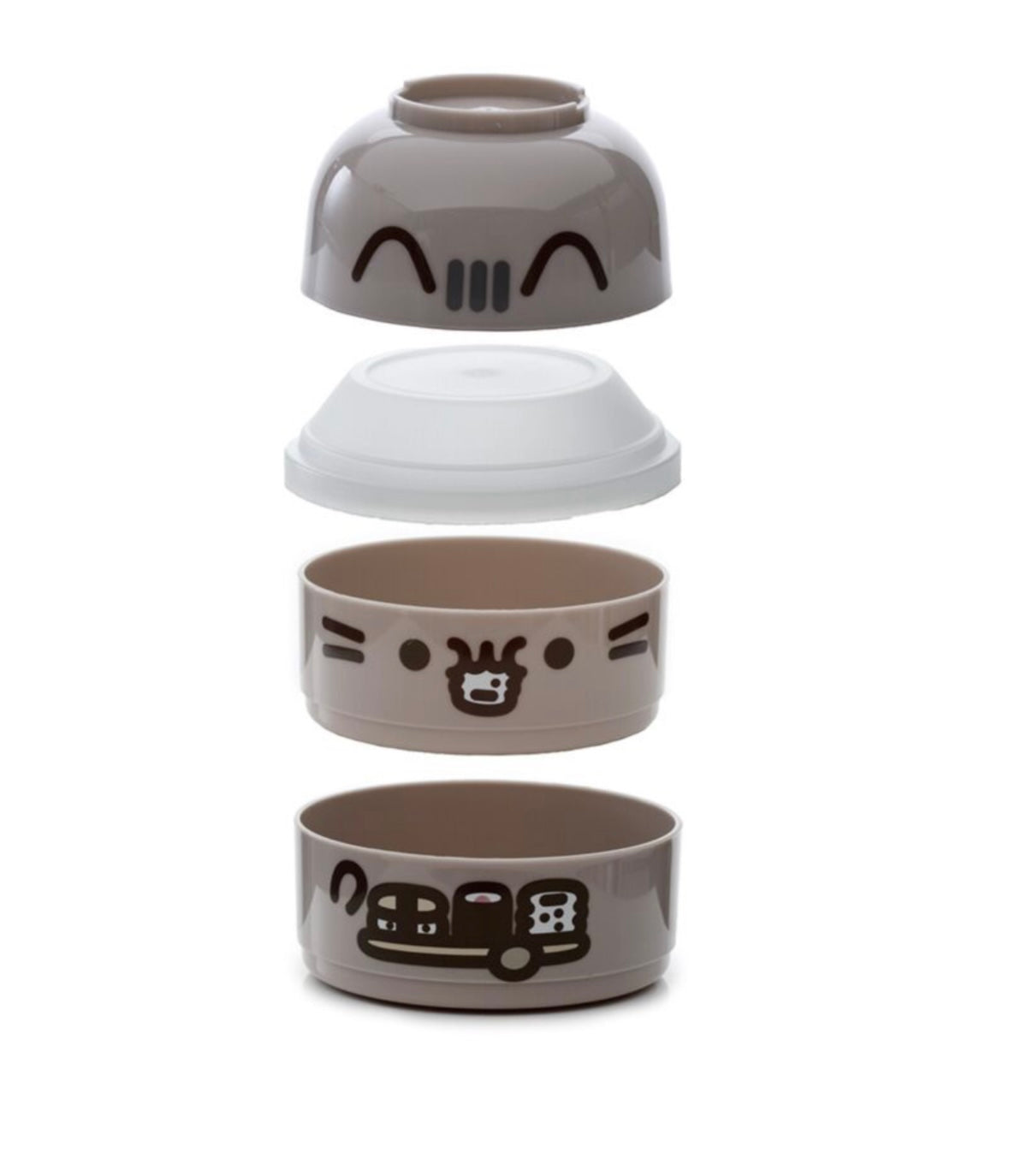 Bento Round Stacked Lunch Box - Pusheen the Cat 🇬🇧