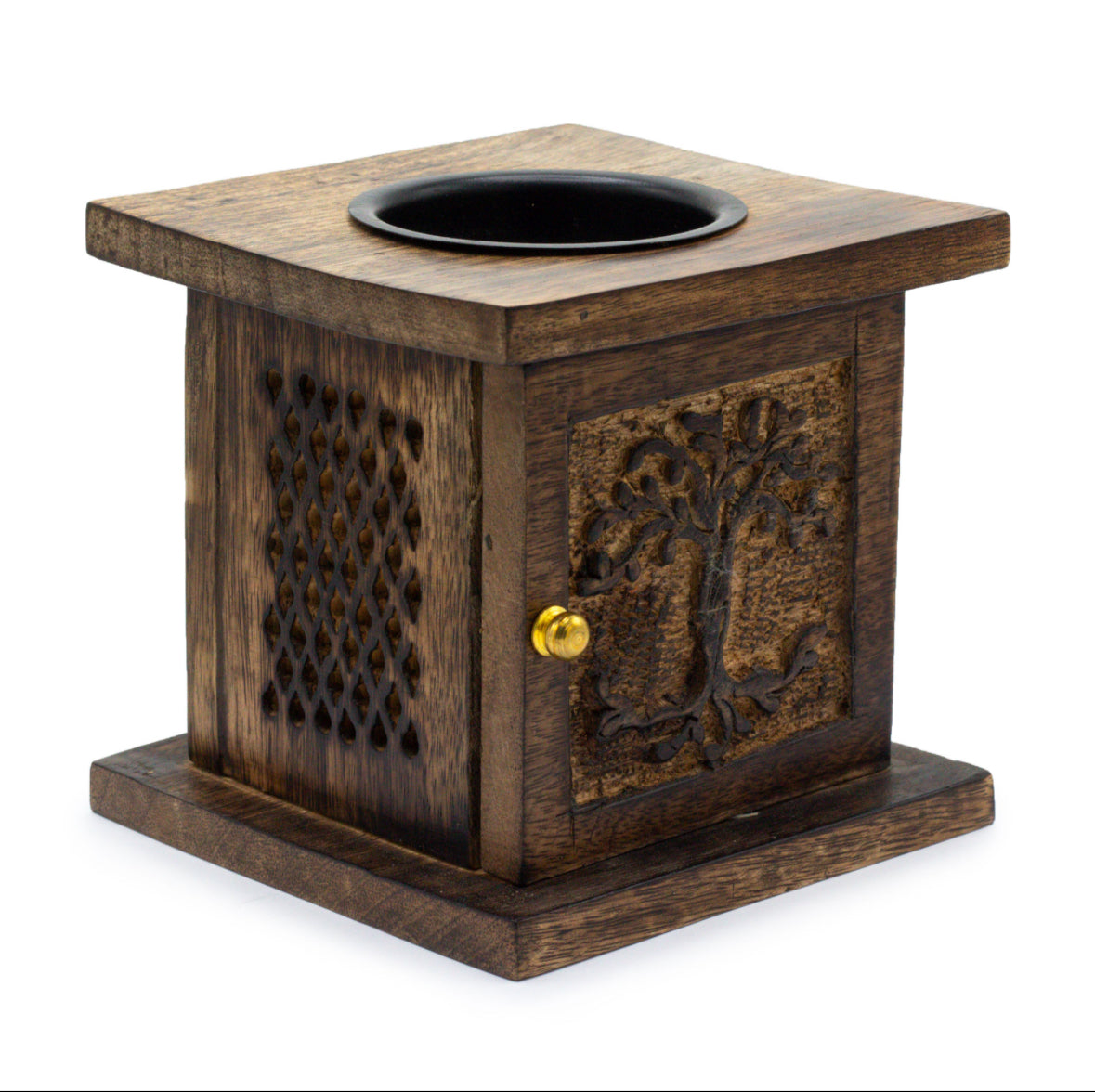 Large Mango Box Burner - Tree of life 🇬🇧