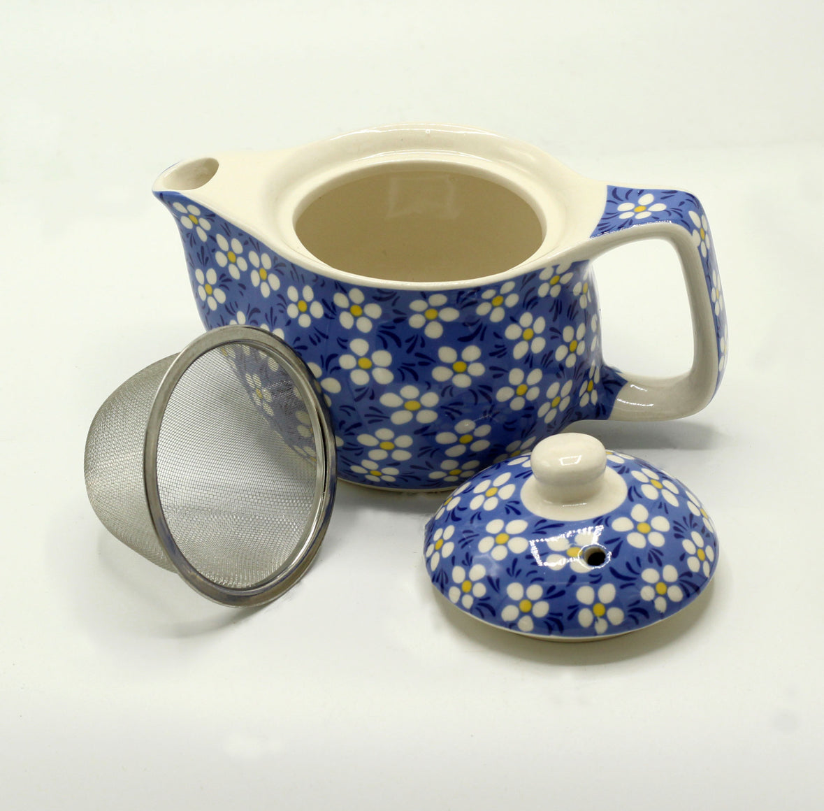 Small Herbal Teapot - Blue Daisey 🇬🇧
