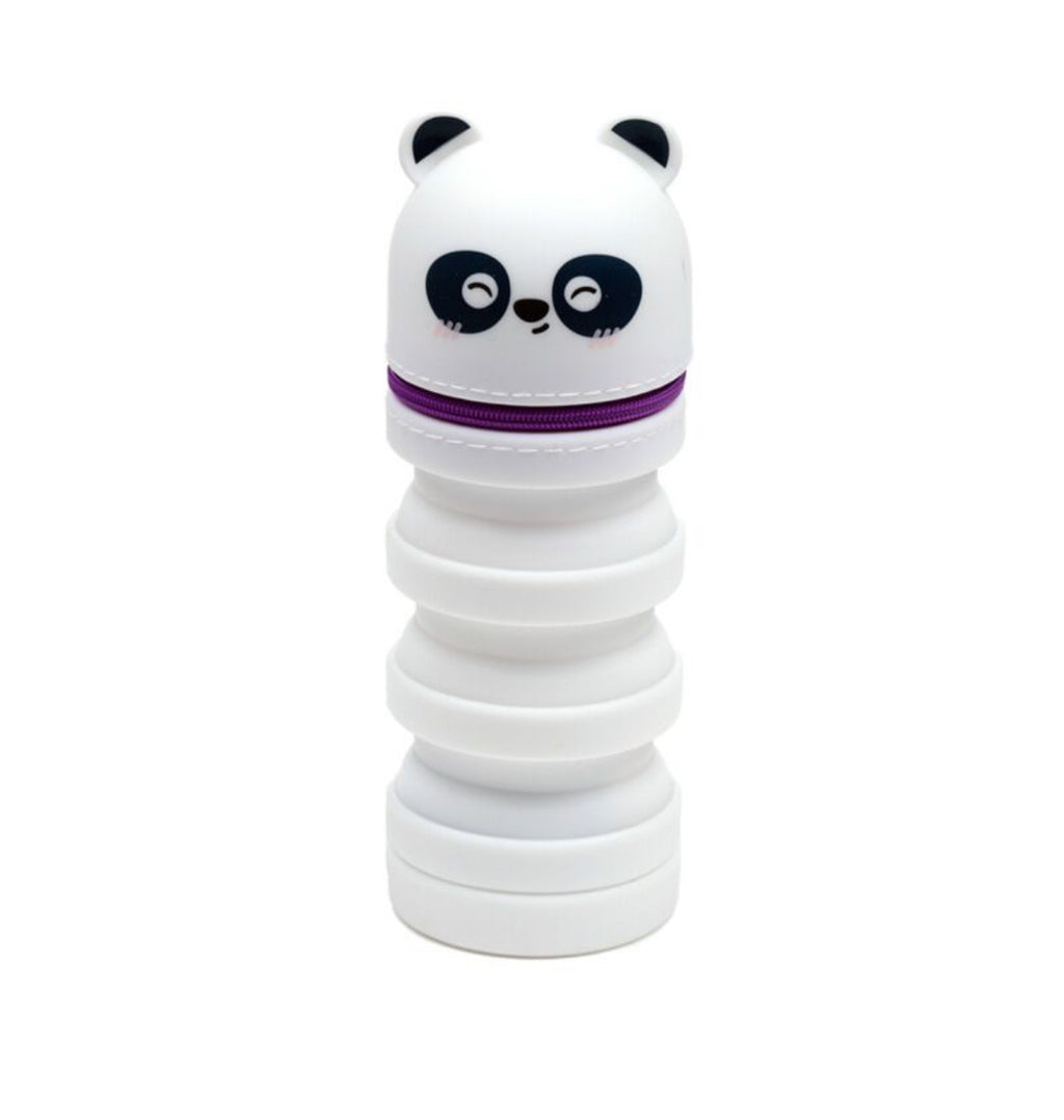 Silicone Pop Up Pencil Case - Adoramals Panda  Silicone 🇬🇧