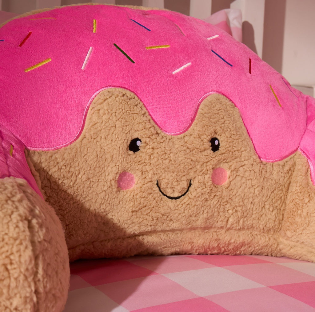 Doughnut Cuddle Cushion - Brown/Pink 🇬🇧