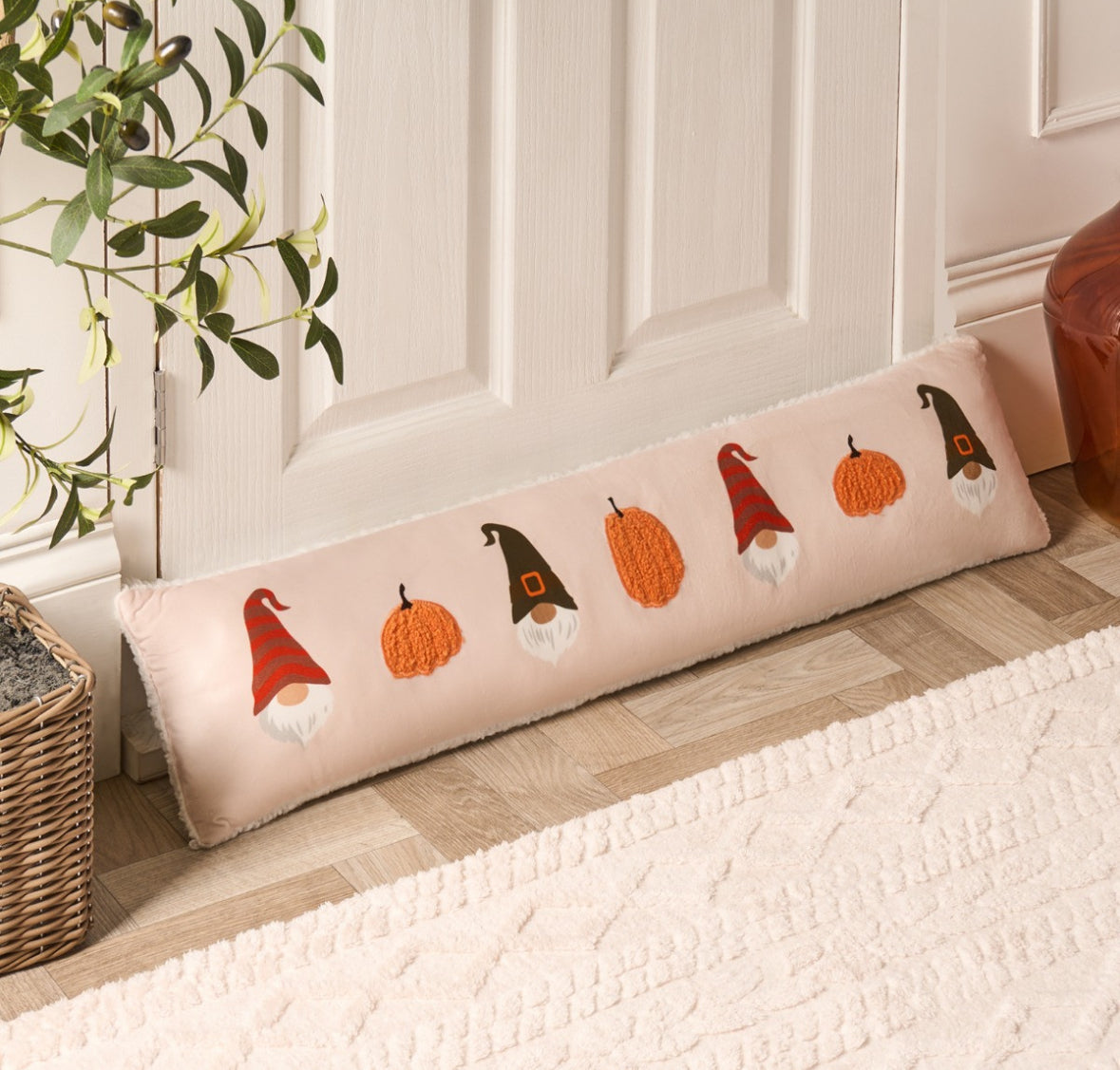 Autumnal Gonk Draught Excluder - Natural 🇬🇧
