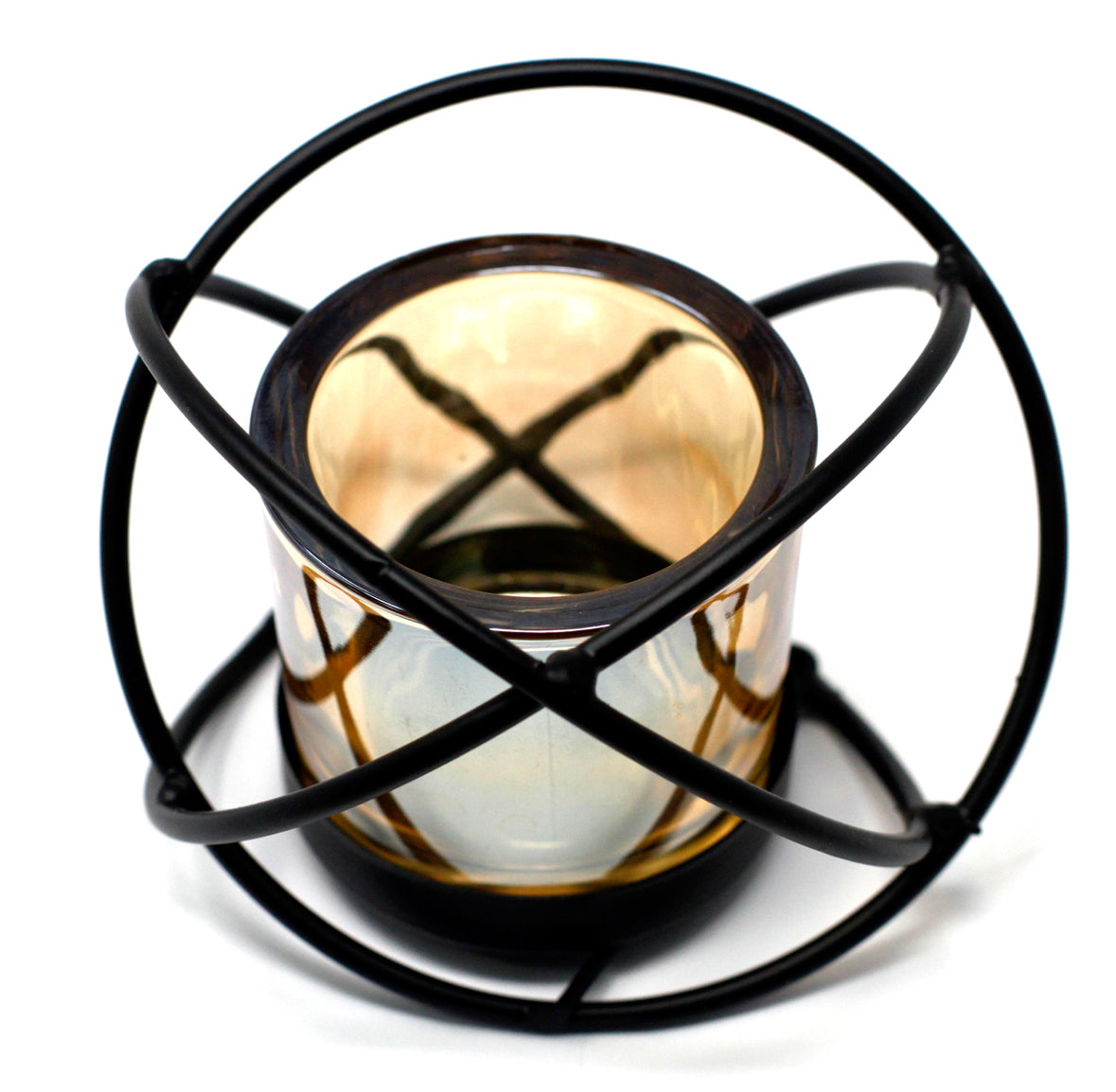 Centrepiece Iron Votive Candle Holder - 1 Cup Single Ball 🇬🇧