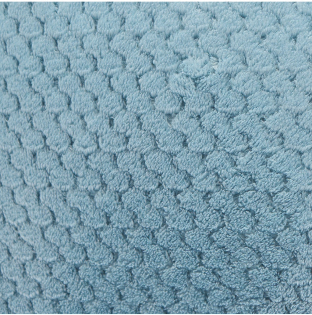 Waffle Fleece Cushion Covers - Blue 2 pack 🇬🇧