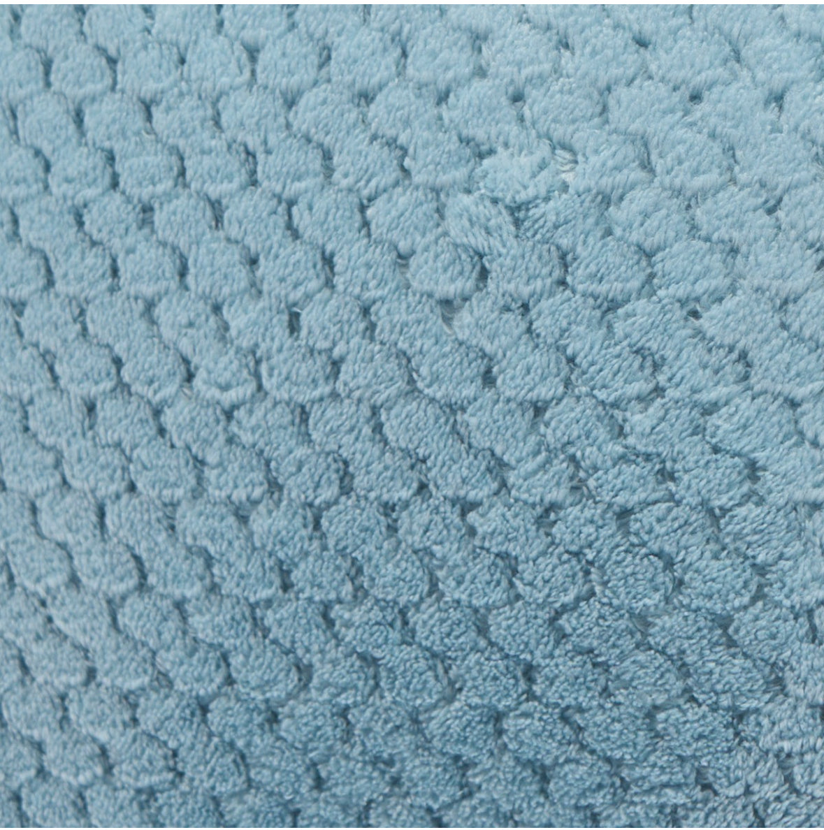 Waffle Fleece Cushion Covers - Blue 2 pack 🇬🇧