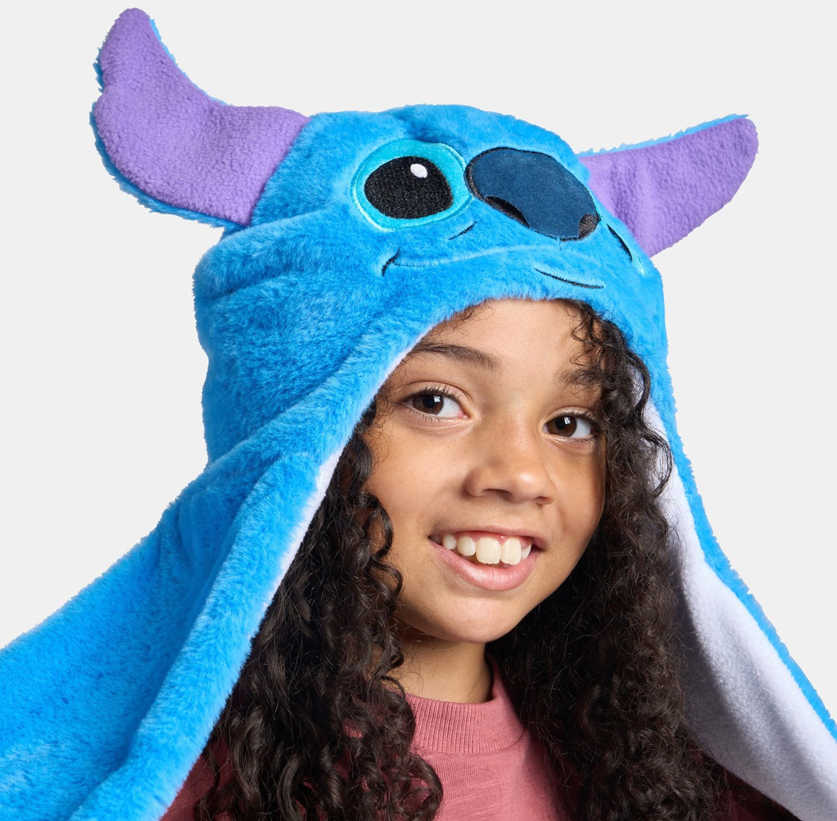 Stitch Hooded Scarf - Blue
🇬🇧