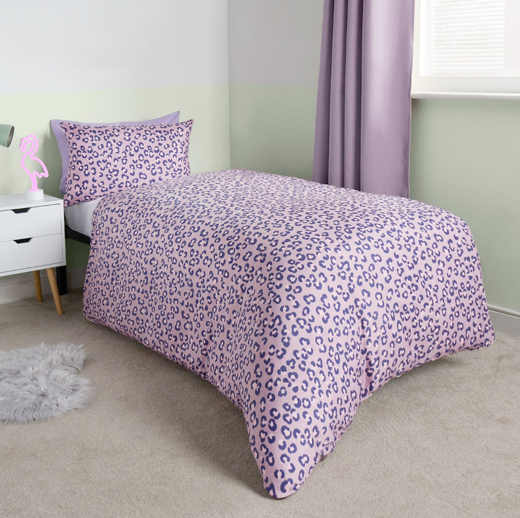 Girls Dino & Safari Duvet Cover Sets Twin Pack - Single 🇬🇧