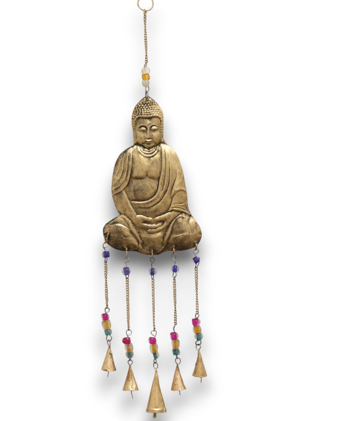 Indian Chimes - Lrg Buddha 5 Bell Chimes 🇬🇧