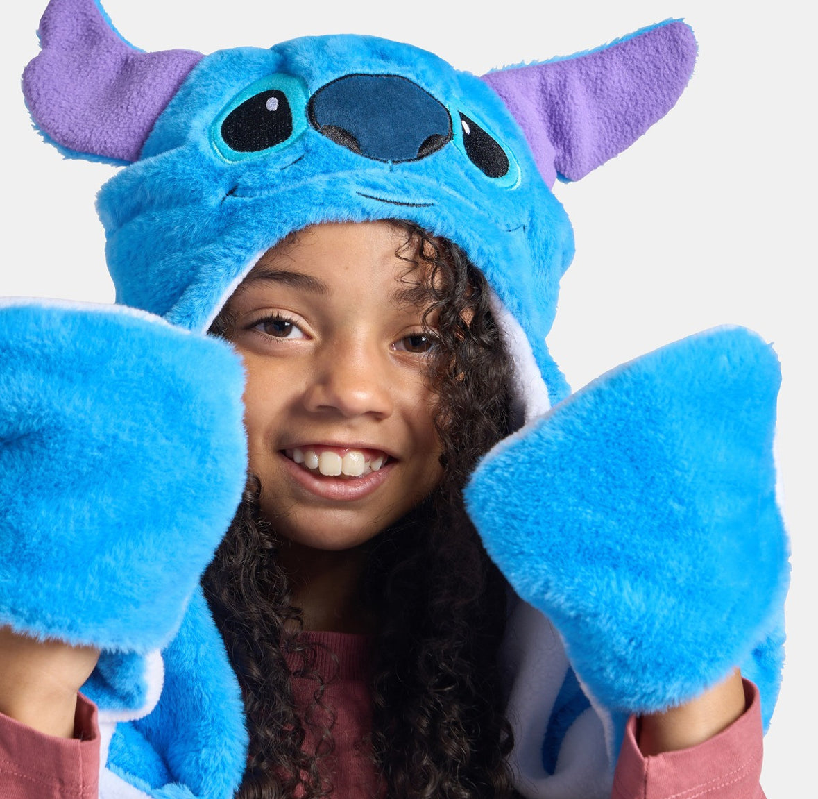 Stitch Hooded Scarf - Blue
🇬🇧