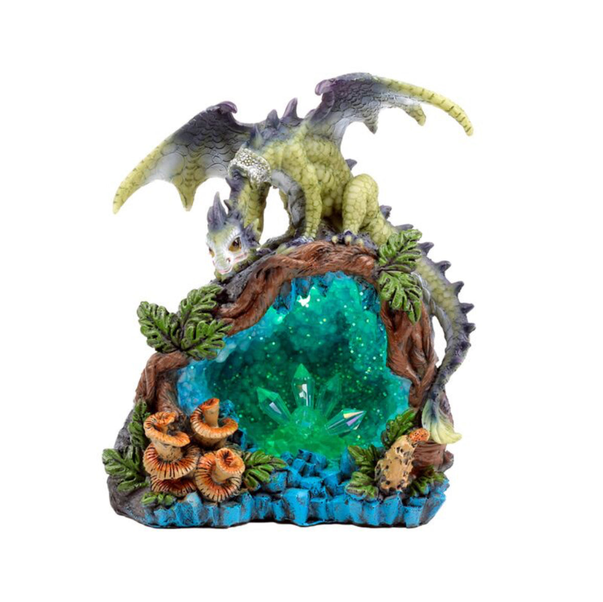 Elements Dragon - LED Woodland Crystal Cave 🇬🇧