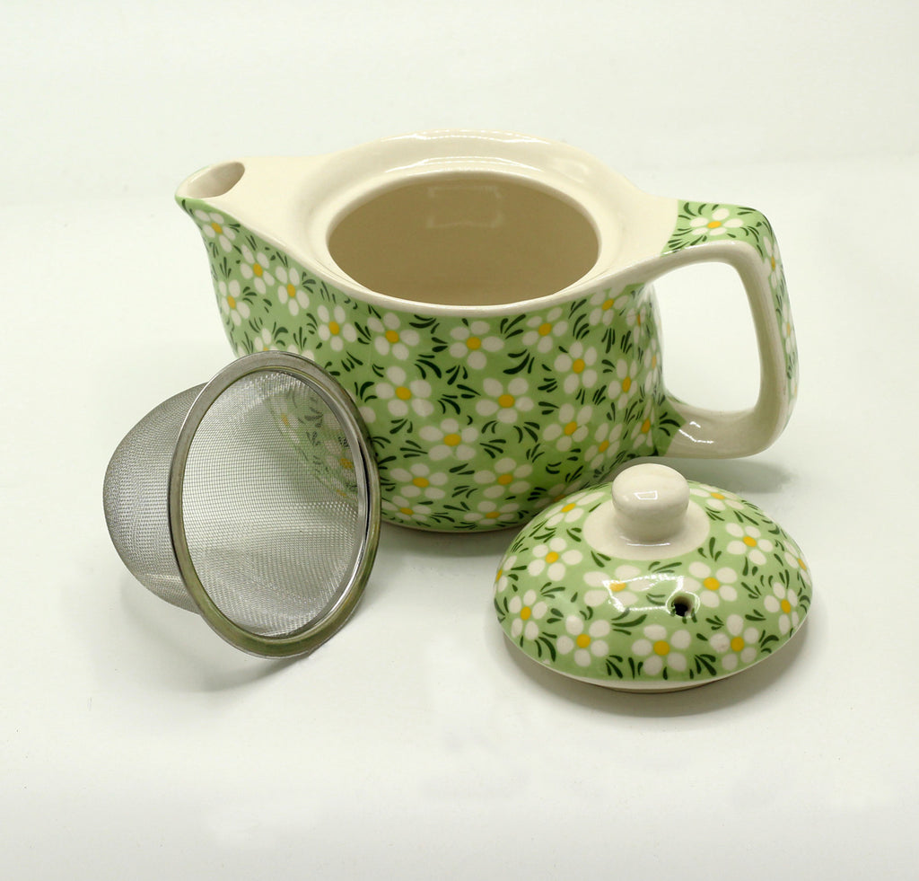 Small Herbal Teapot - Blue Daisey 🇬🇧