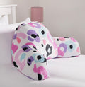 Kids Leopard Fleece Cuddle Cushion - Multi 🇬🇧