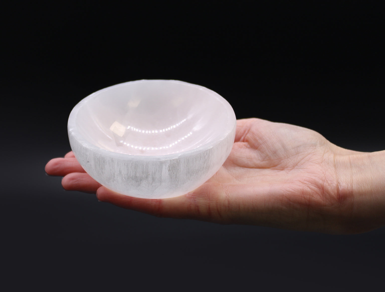 Selenite Round Bowl - 10cm 🇬🇧