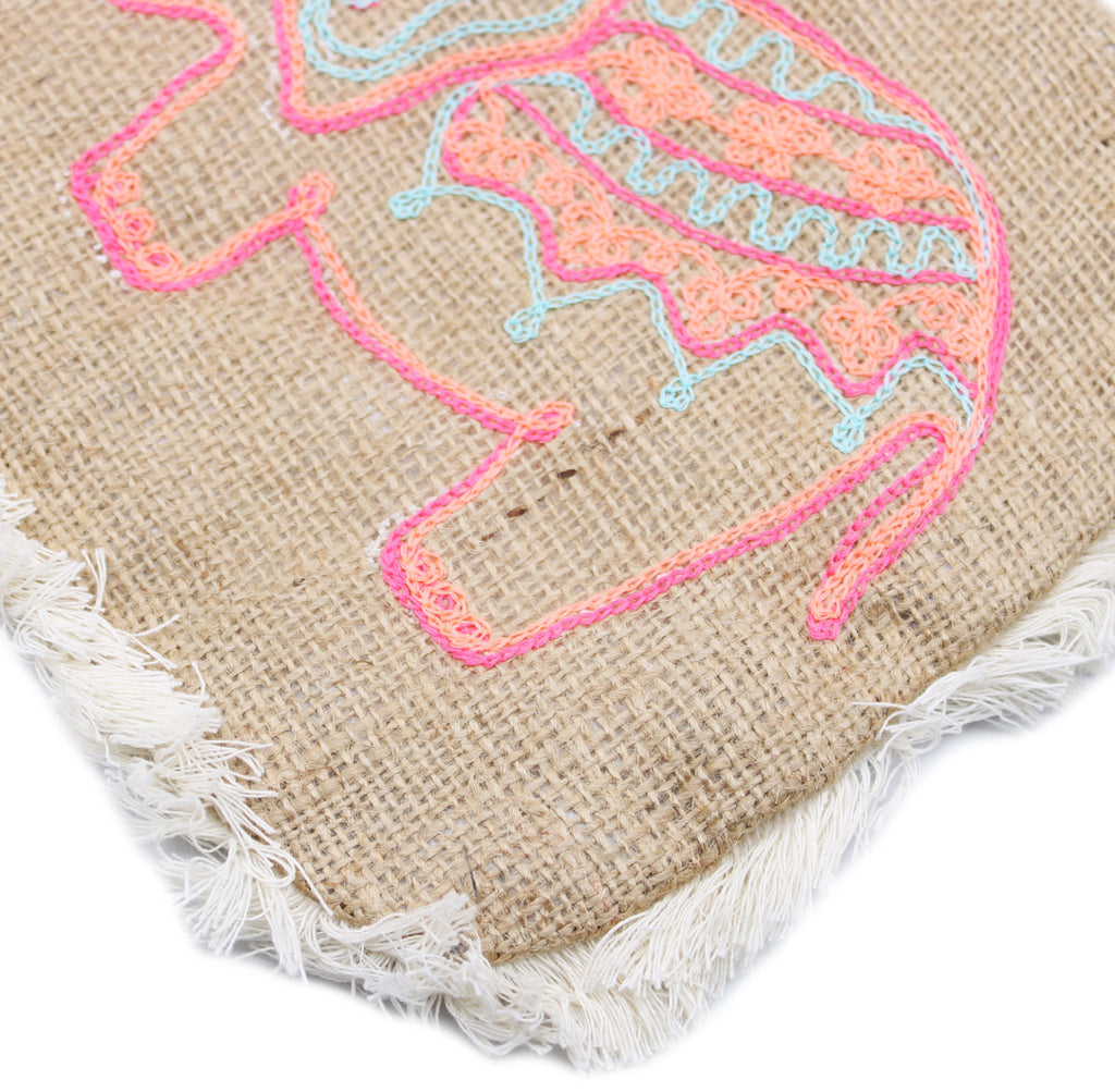 Fab Fringe Bag - Elephant Embroidery 🇬🇧