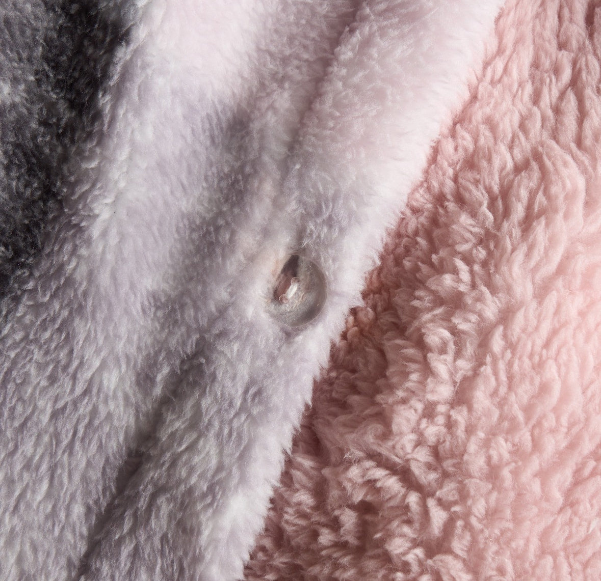 Gingham Check Teddy Duvet Set - Blush 🇬🇧